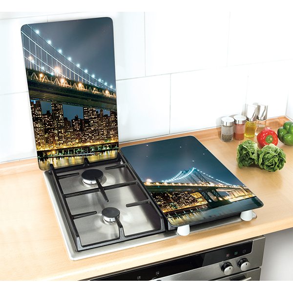 Set 2 couvre-plaques protection motif Brooklyn Wenko by Maximex - Mathon - 3