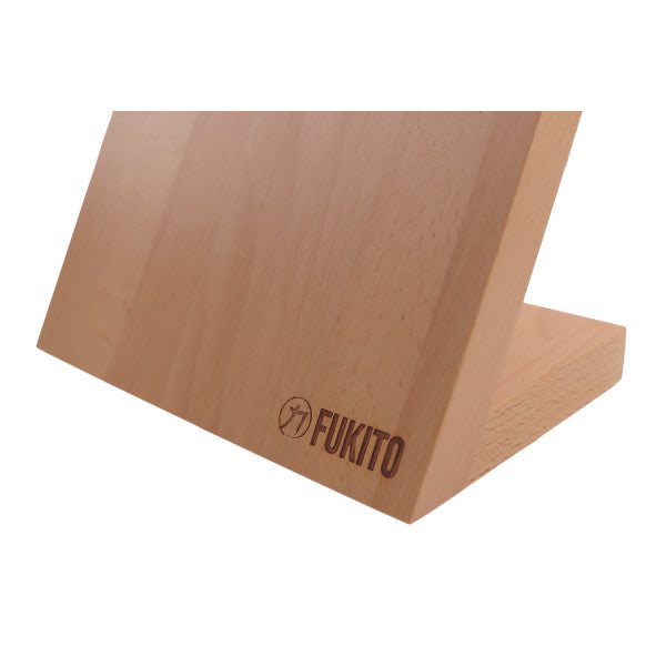 Bloc pour couteaux vide magnétique 4 emplacements en hêtre Fukito Fukito - Mathon - 3