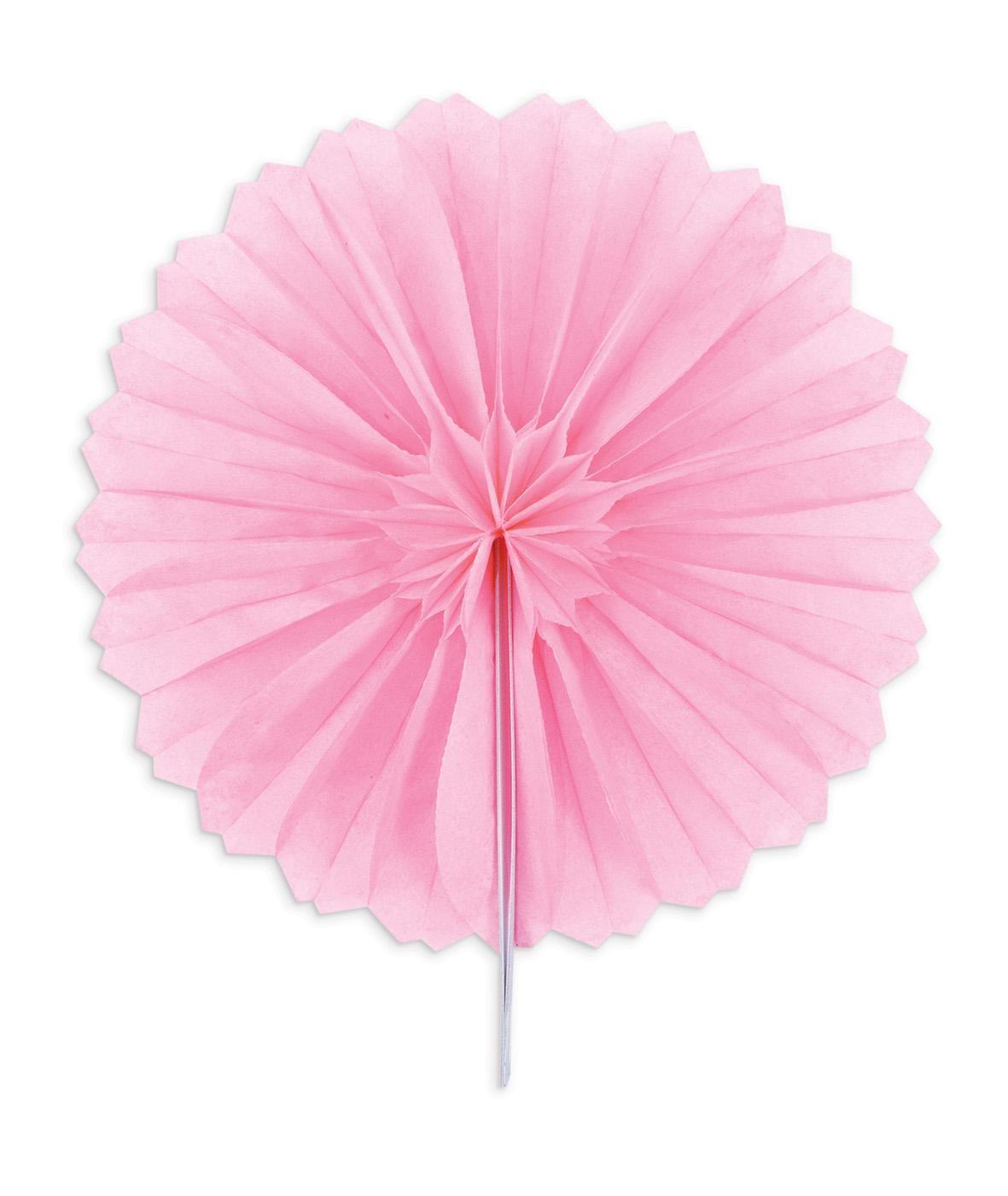 3 Mini-rosaces en papier rose Ø 15 cm Scrapcooking - Mathon