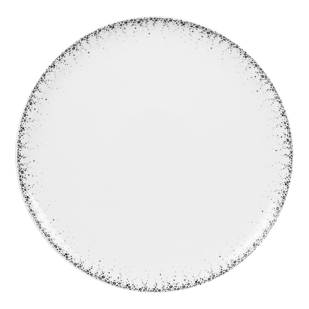 Plat à tarte Boréalis gris 30 cm Table passion - Mathon - 1
