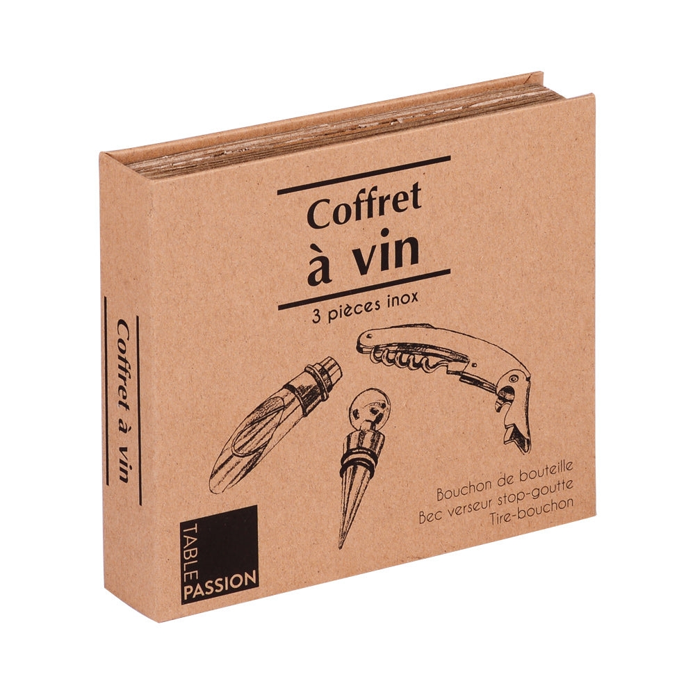 Coffret Service du Vin 3 pièces Table passion - Mathon - 2