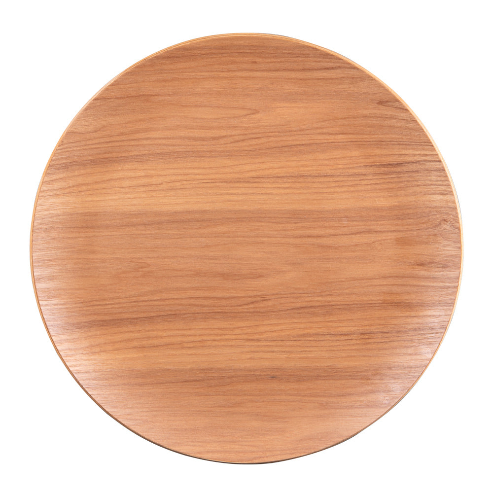 Assiette de présentation bois naturel 34 cm Table passion - Mathon - 1