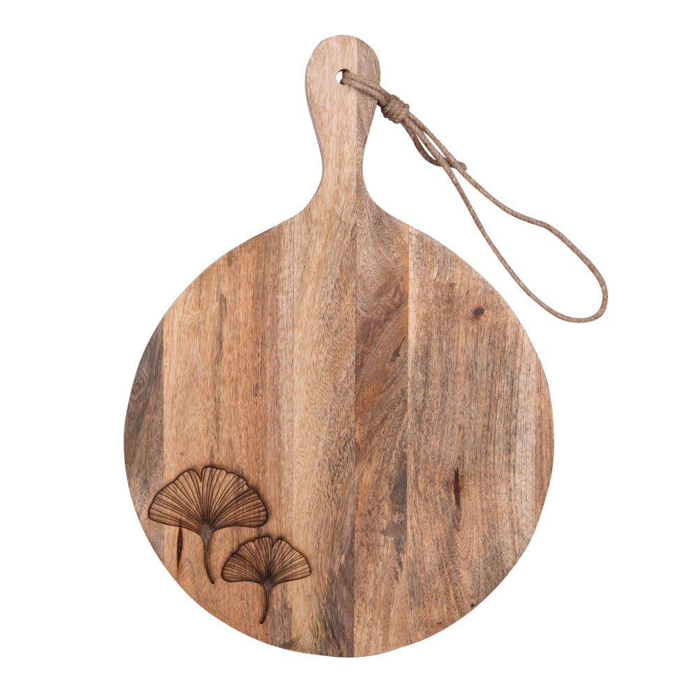 Planche à découper ronde Ginkgo 43x30 cm Table passion - Mathon - 1
