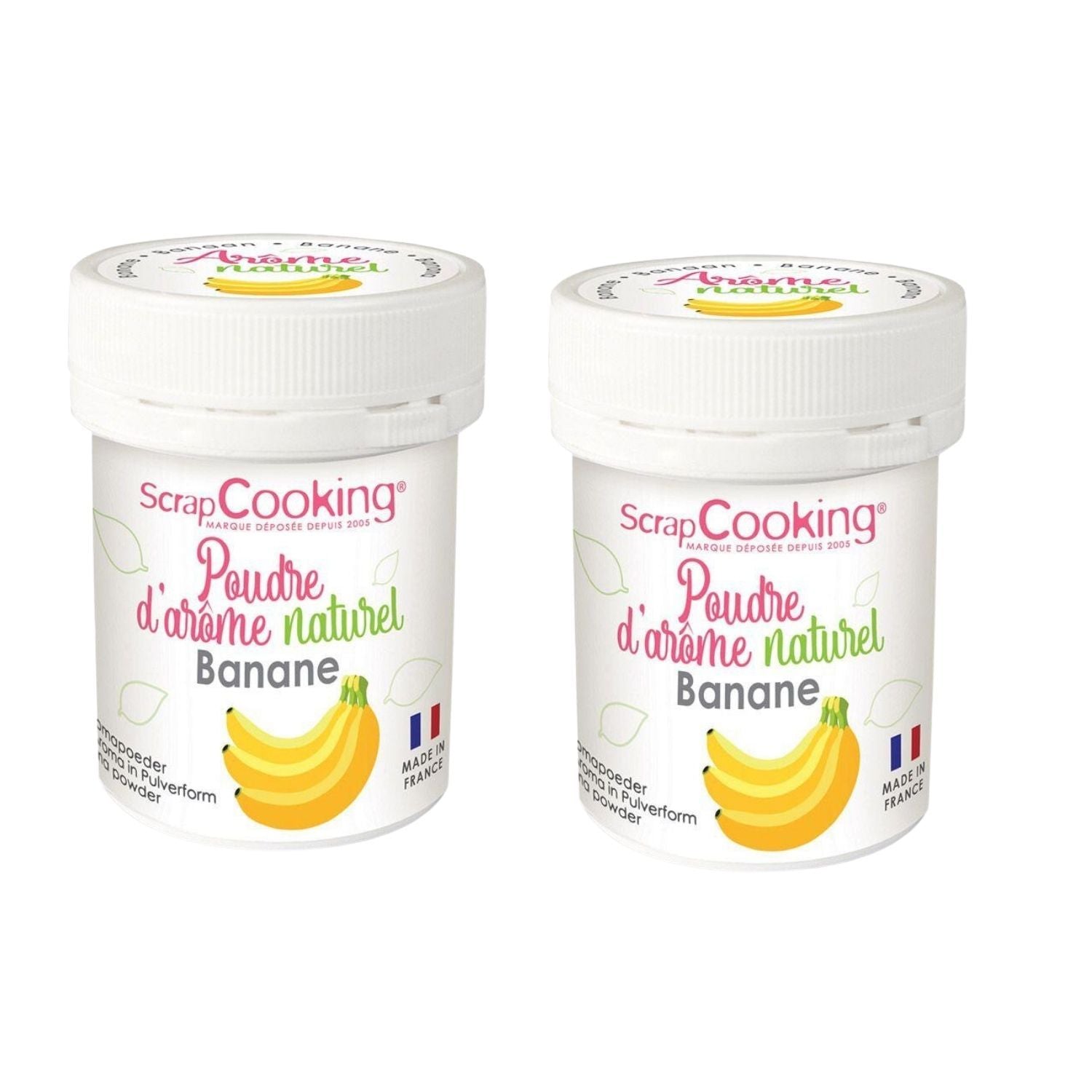 Arôme alimentaire naturel en poudre 30 g - banane Scrapcooking - Mathon