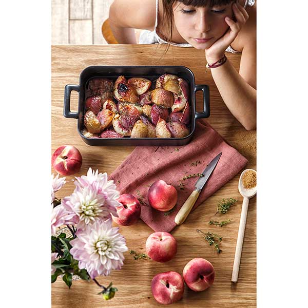 Plat rectangulaire Belle Cuisine Effet Fonte 30 cm Revol - Mathon - 2