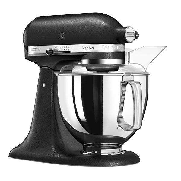 Robot pâtissier Artisan à tête inclinable 4,8 L 300 W noir truffe 5KSM175PSEBK Kitchenaid - Mathon - 5