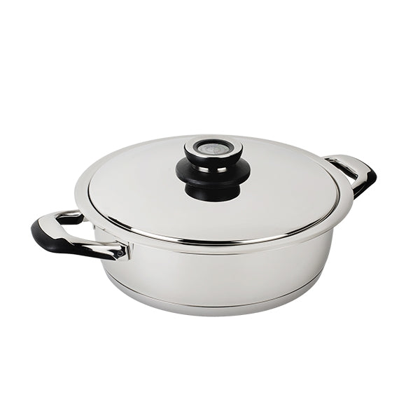 Sauteuse basse température28 cm 5,5 L Ecovitam - Mathon - 1
