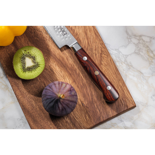 Couteau Fukito Rosewood Damas modèle universel 15cm Fukito - Mathon - 5