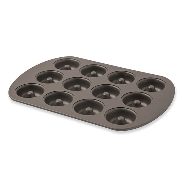 Plaque 12 mini savarins en acier revêtu 26,5 cm Mathon - Mathon - 2