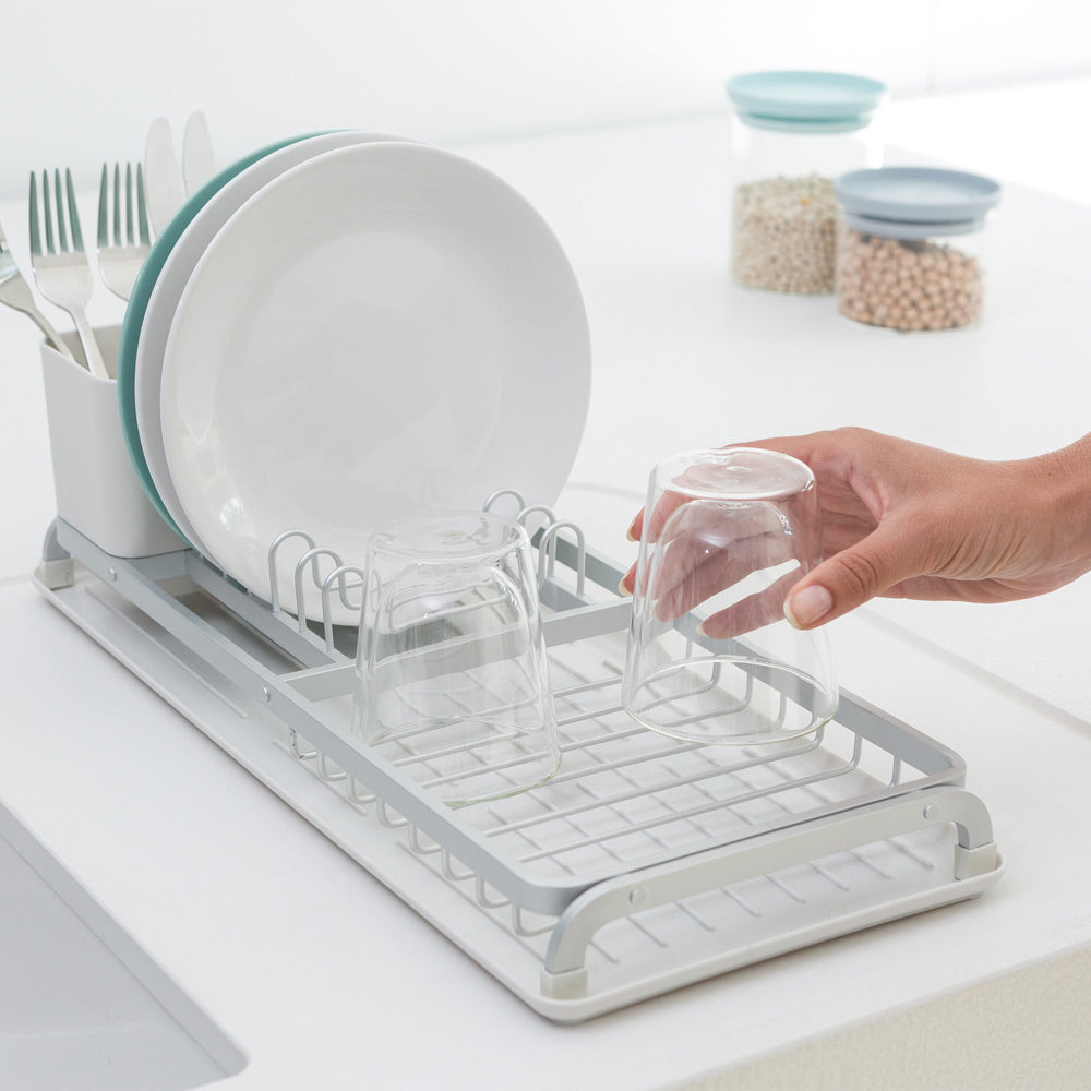 Egouttoir à vaisselle petit modèle gris clair Brabantia - Mathon - 2