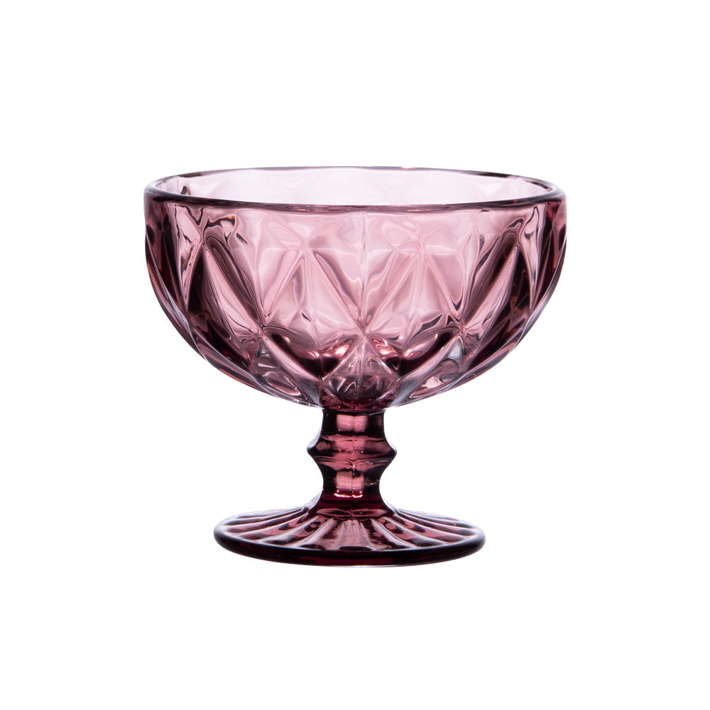 Boite de 6 coupes de glace 35 cl diamond rose Trend