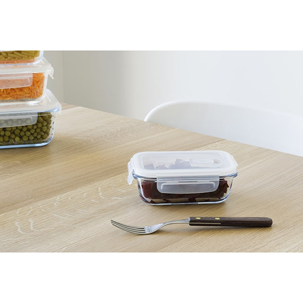 Boîte rectangulaire en verre 400 ml Pebbly - Mathon - 4