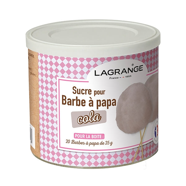 Sucre à barbe à papa Cola 500 g 380009 Lagrange - Mathon
