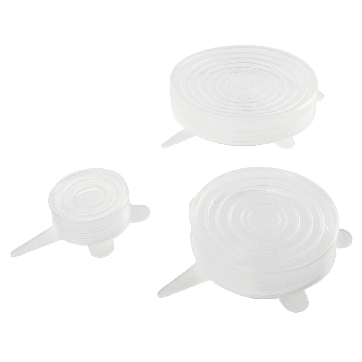 Lot de 3 couvercles de conservation en silicone étirable Fackelmann - Mathon - 1