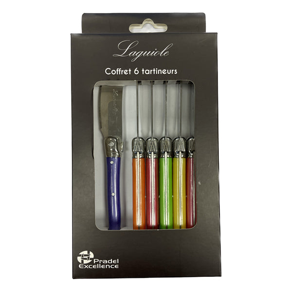 Coffret 6 tartineurs laguiole Pradel Excellence - Mathon