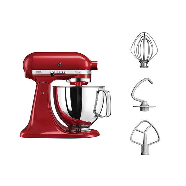 Robot pâtissier multifonction Artisan Rouge Empire 300 W 5KSM125EER Kitchenaid - Mathon - 3