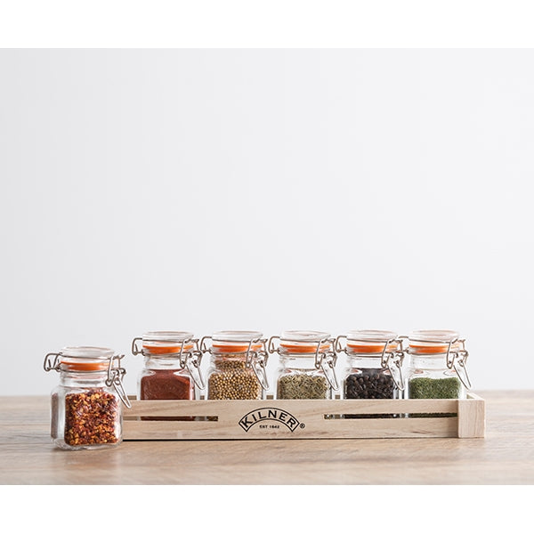 Set 6 pots épices en verre Kilner - Mathon - 3