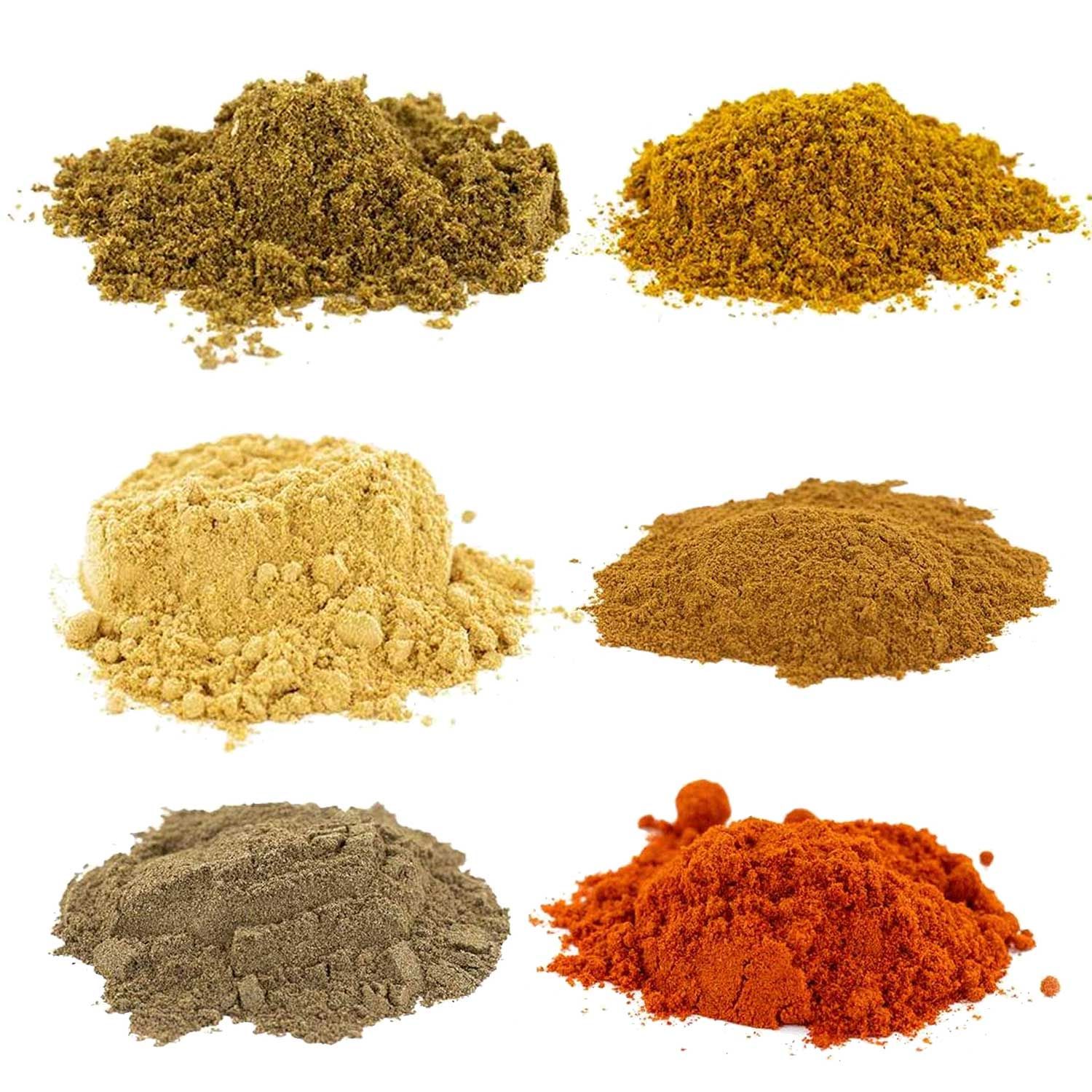 Kit 6 épices en poudre bio Aromandise - Mathon