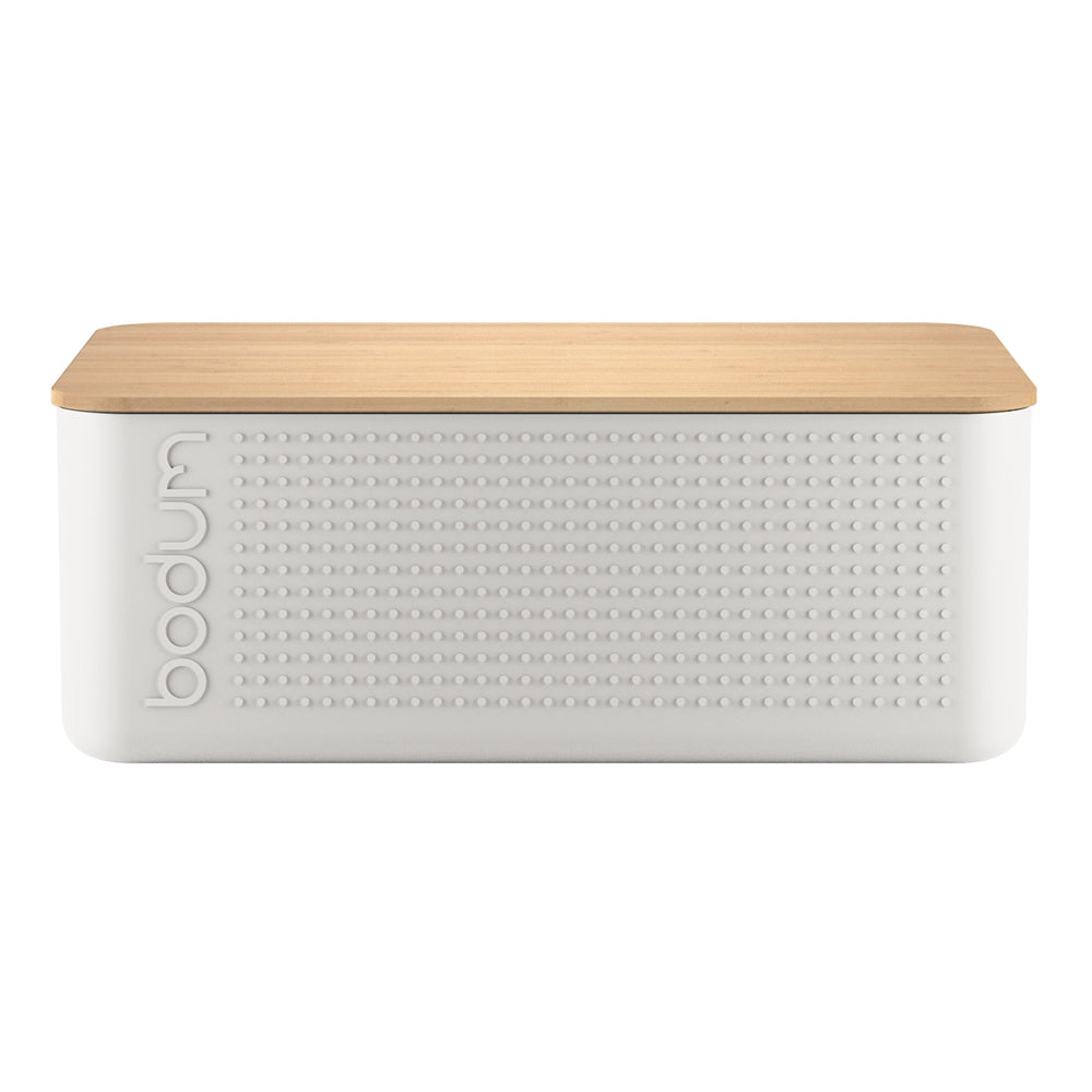 Boîte à pain avec couvercle 37 cm en bambou blanc Bodum - Mathon