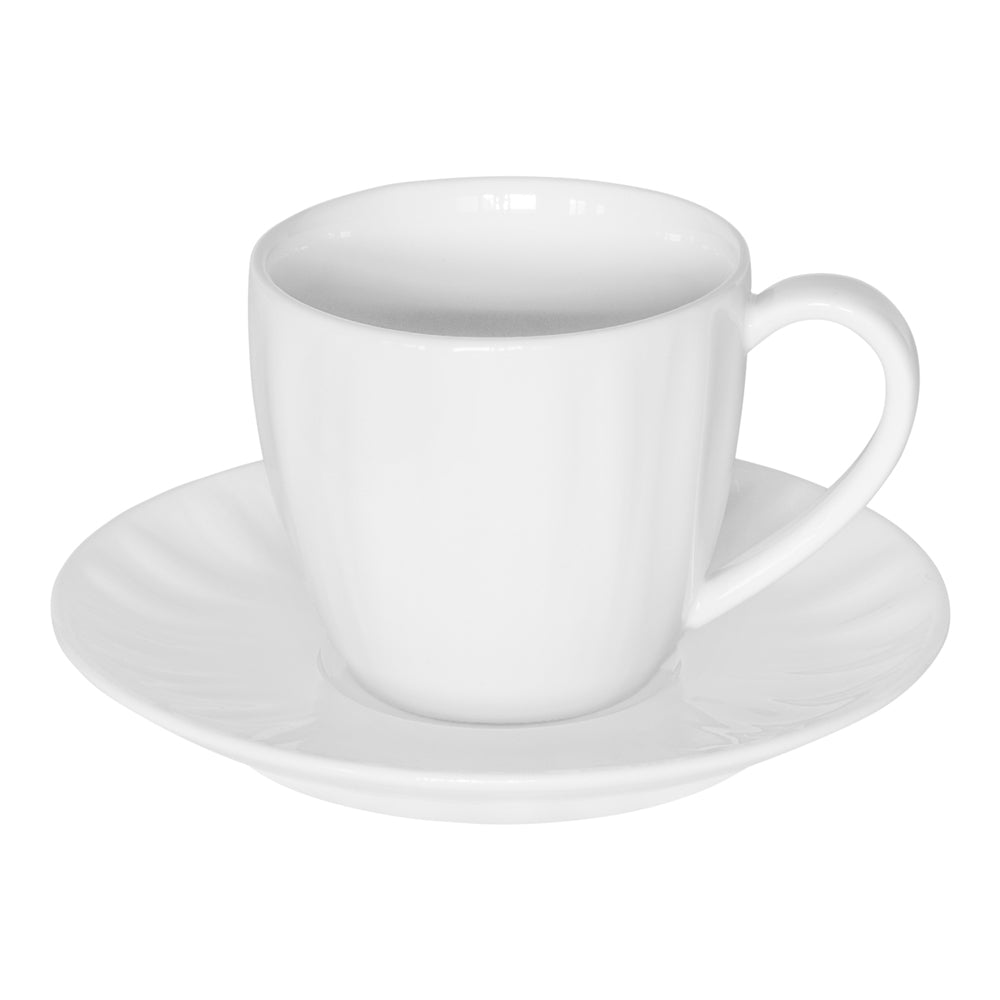 Tasse à café et sa sous-tasse Emma 10 cl (lot de 6) Table passion - Mathon - 1