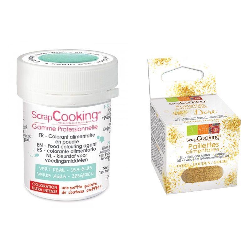 Colorant alimentaire en poudre vert d