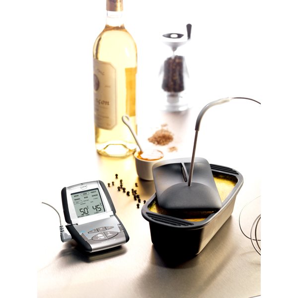 Sonde Mastrad de Cuisson: Thermometre de Cuisine Digital, avec alarme,  thermo-sonde inox