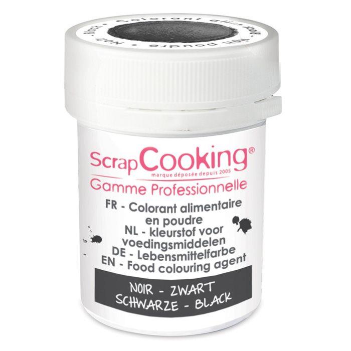 Colorant alimentaire en poudre noir 5 g Scrapcooking - Mathon