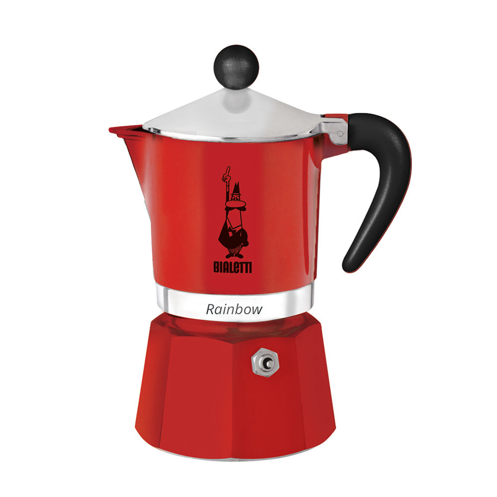 Cafetière 3 tasses Rainbow rouge Bialetti - Mathon