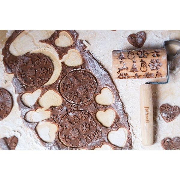 Mini rouleau en bois de décoration Noël Patisse - Mathon - 4