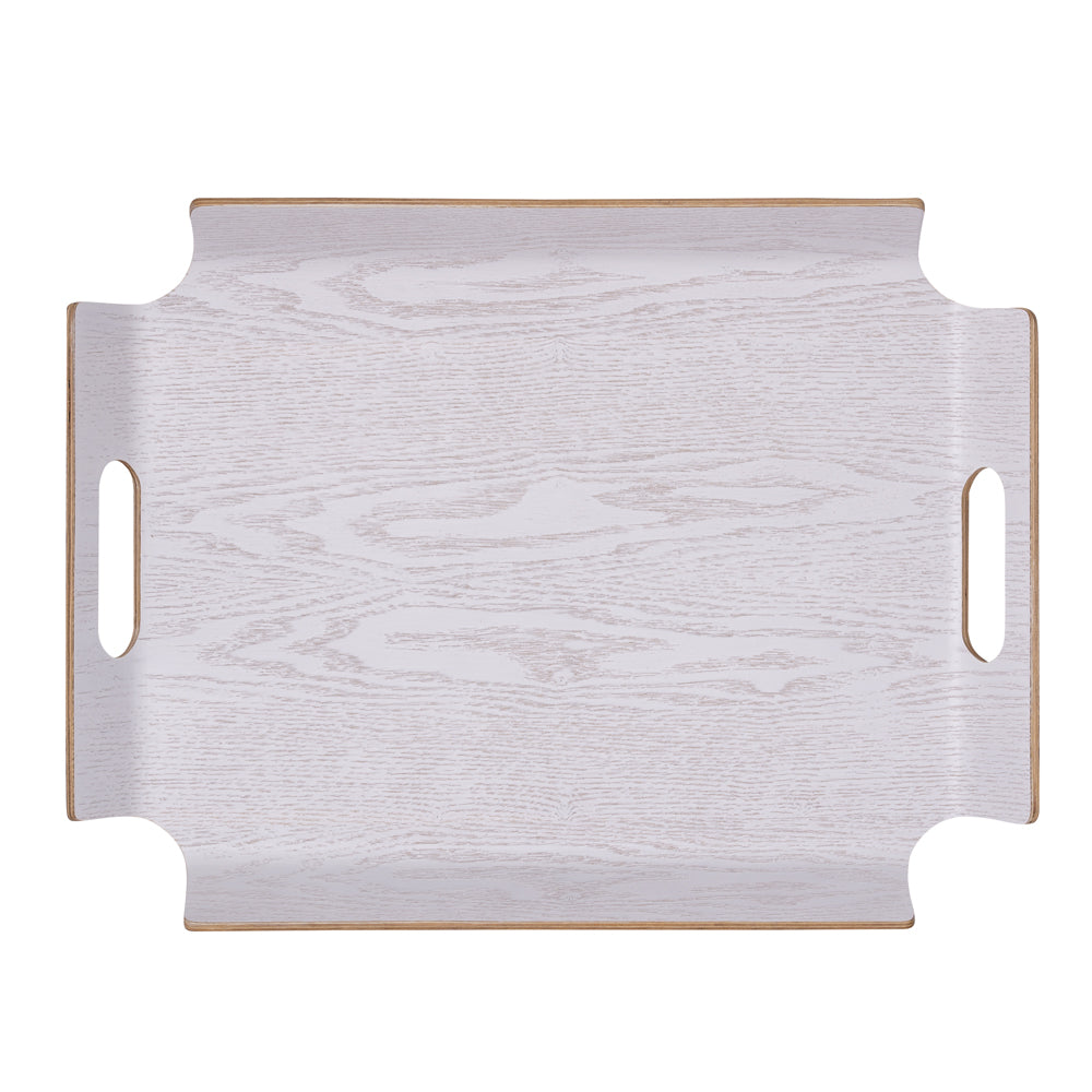 Plateau rectangle no angle 44,5x34 cm blanc Table passion - Mathon - 1