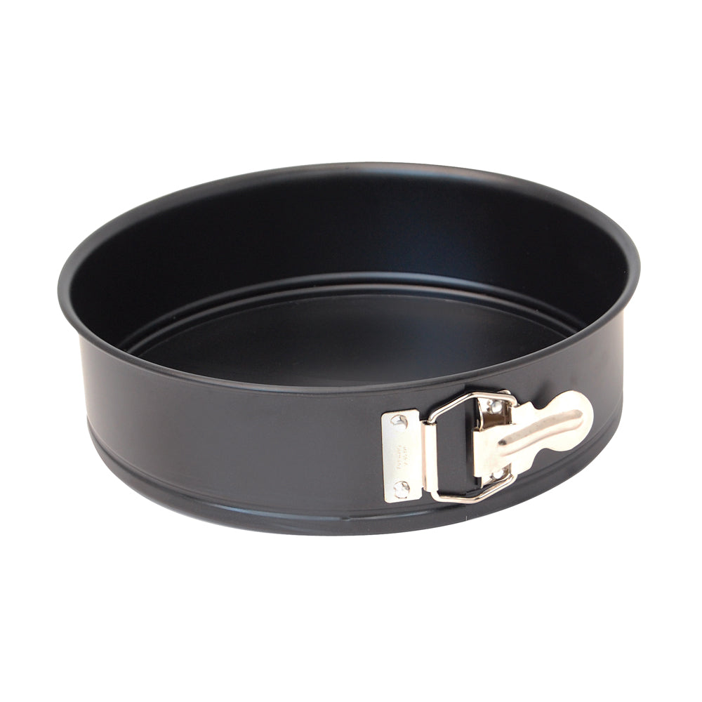 Moule à manqué à charnières 24 cm rond en acier antiadhésif De Buyer - Mathon