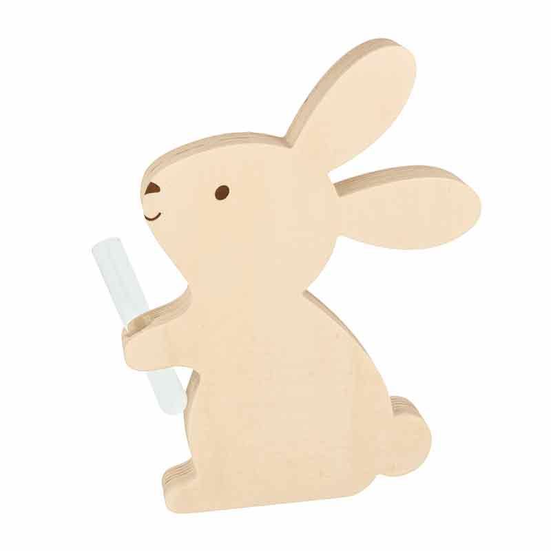 Soliflore en bois 18 x 24 x 2,5 cm - Lapin Artemio - Mathon
