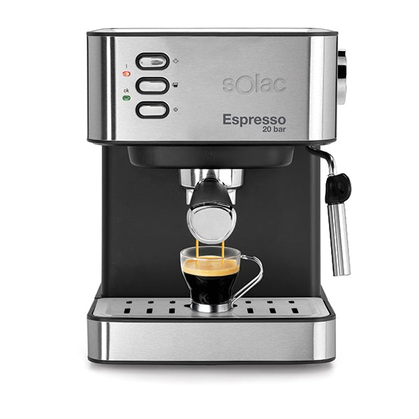 Machine à expresso automatique 2 en 1 inox 20 bar 850 W Solac - Mathon - 2