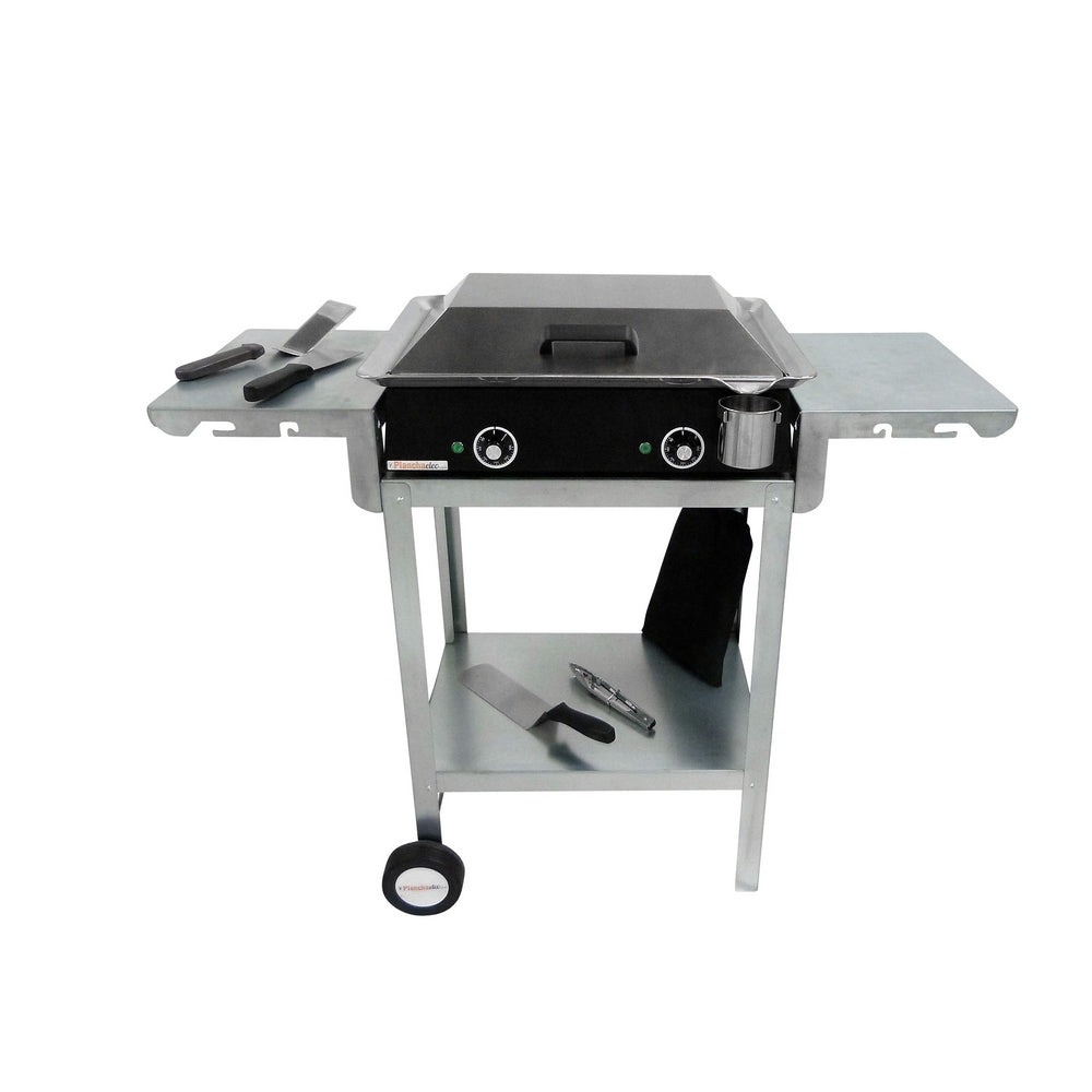 Pack plancha électrique  Classic 600 Carbon - Chariot Odéon 601 Planchaelec - Mathon - 2