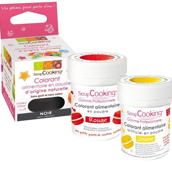 Kits de colorants alimentaires - Drapeau allemand Scrapcooking - Mathon