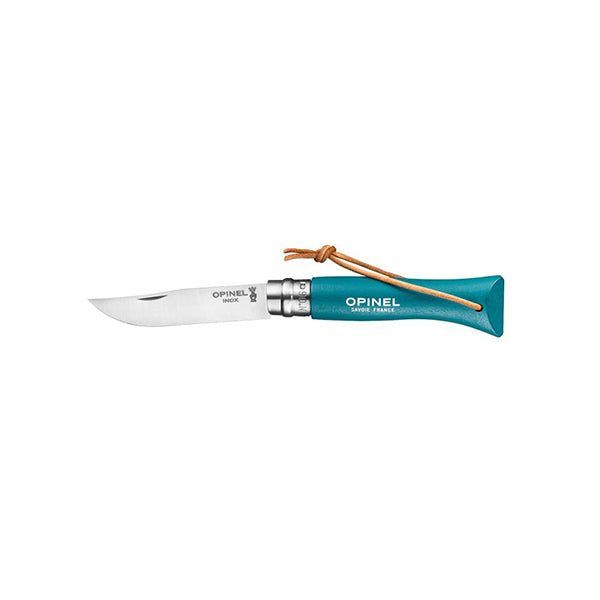 Couteau pliant N°06 baroudeur Turquoise 7 cm Opinel - Mathon - 1