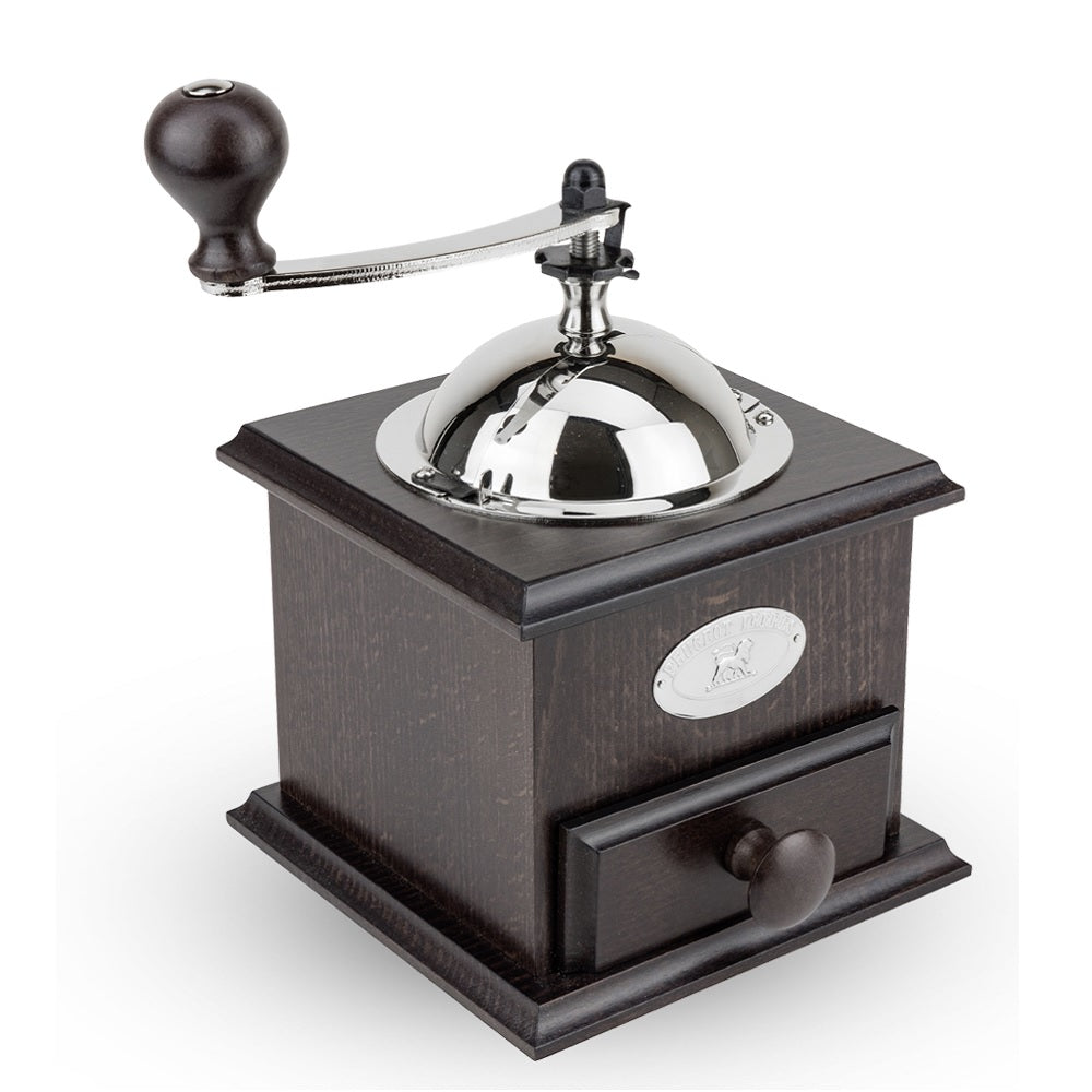 Moulin à café 21 cm Nostalgie en bois couleur chocolat Peugeot - Mathon - 1