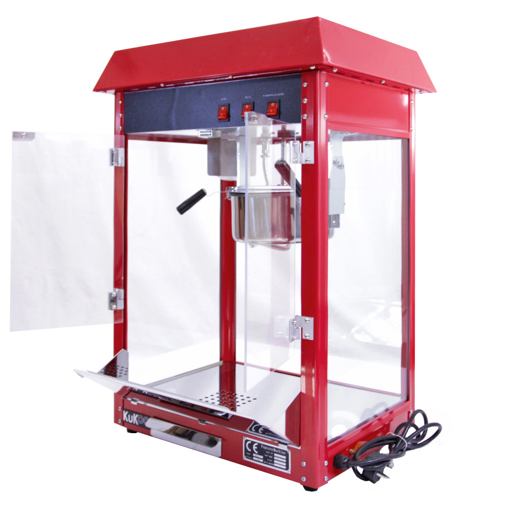 KuKoo Machine à Popcorn 226g Commercial Rouge Kukoo - Mathon - 1