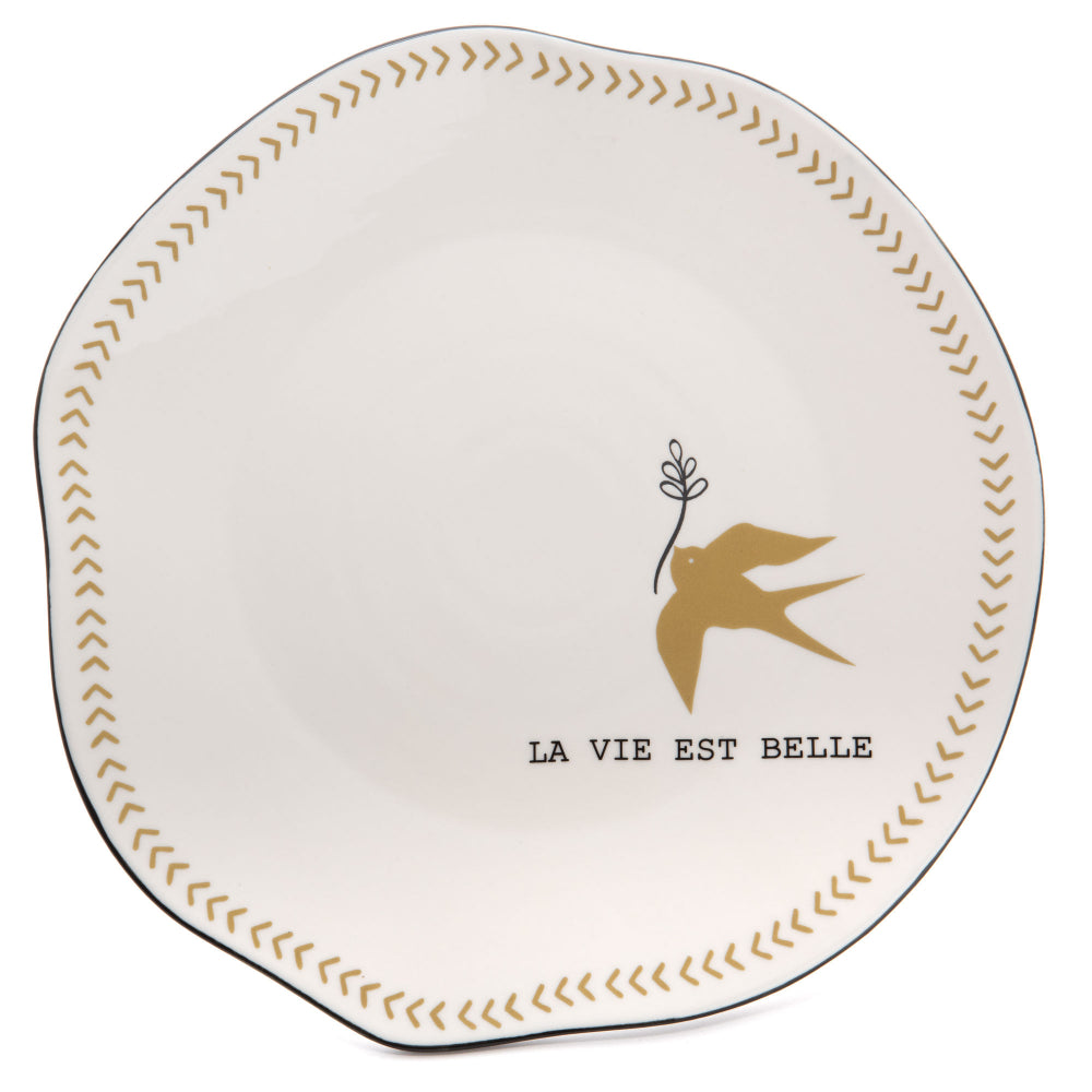 Assiette de présentation carpe diem (lot de 2) Amadeus - Mathon - 1