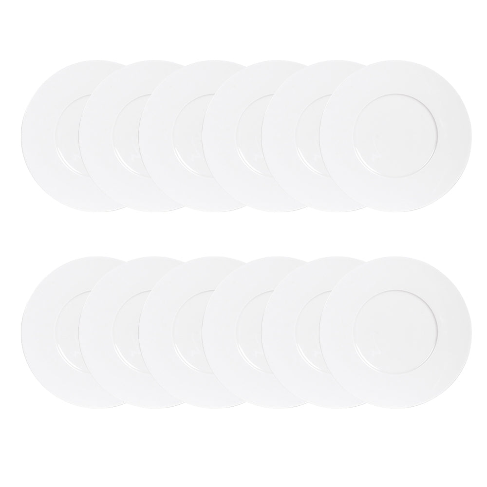 Maxi lot de 12 assiettes plates Zen 27 cm Trend