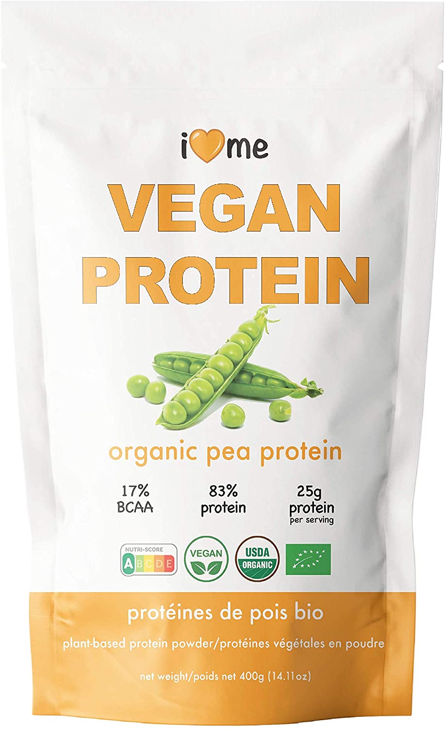 Protéines de Pois Bio en Vrac 410g Vrac Bio - Mathon - 1