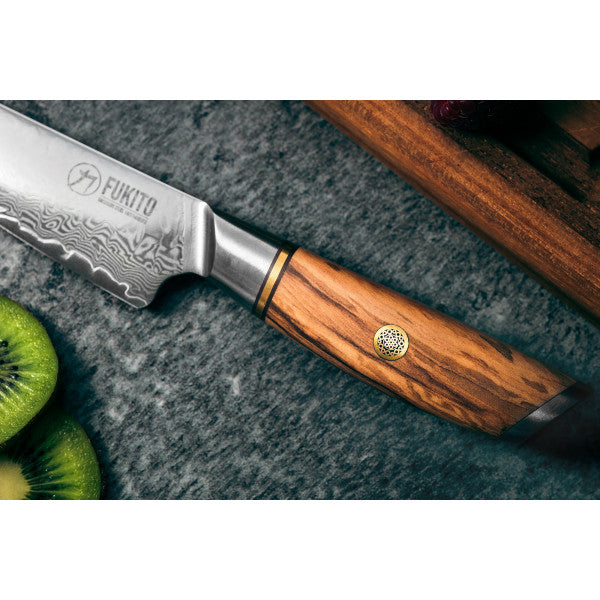 Couteau Fukito Olive Damas modèle Universel 13cm Fukito - Mathon - 3