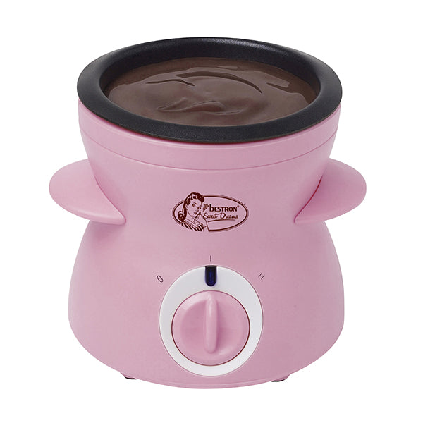 Fondue au chocolat compact 25 W Sweet Dreams rose Bestron - Mathon - 1