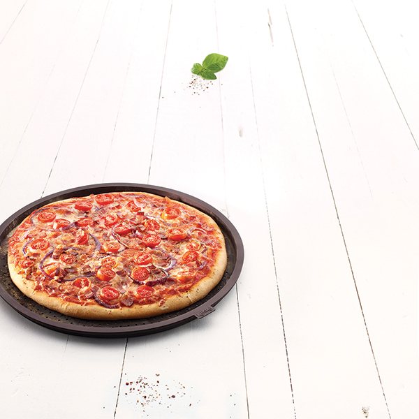 Plaque à pizza rectangulaire Lékué en silicone 30x40cm