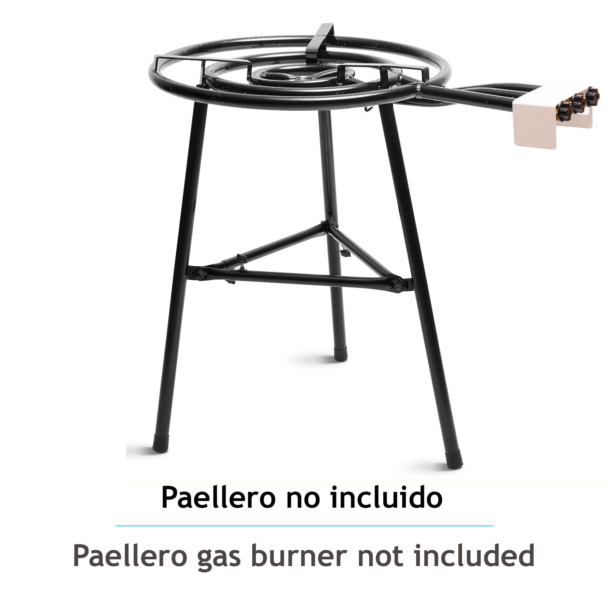Support pour Brûleur à Gaz à 3 Pieds, Robuste pour Brûleurs à Paella 35 à 70 cm  Noir LEGL3 Briebe - Mathon - 3