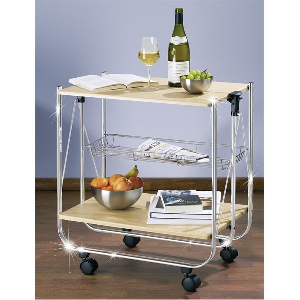 Desserte DELUXE coloris érable Wenko by Maximex - Mathon - 1