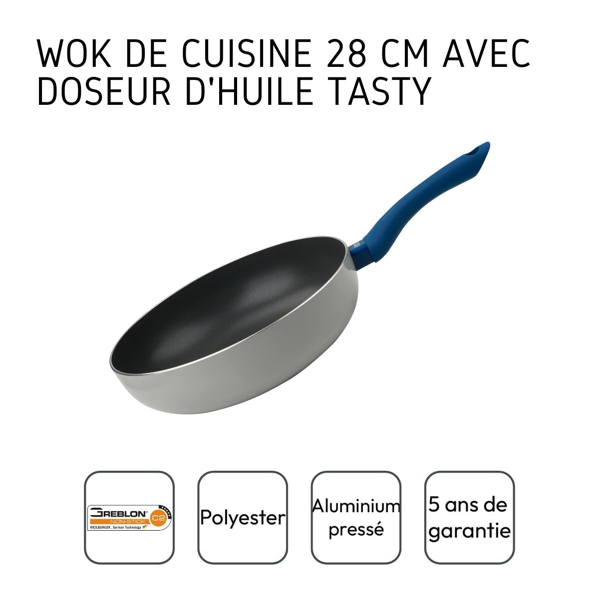Wok avec doseur d