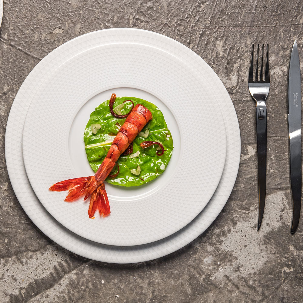 Assiette creuse Nymphéa 23 cm (lot de 6) Table passion - Mathon - 2