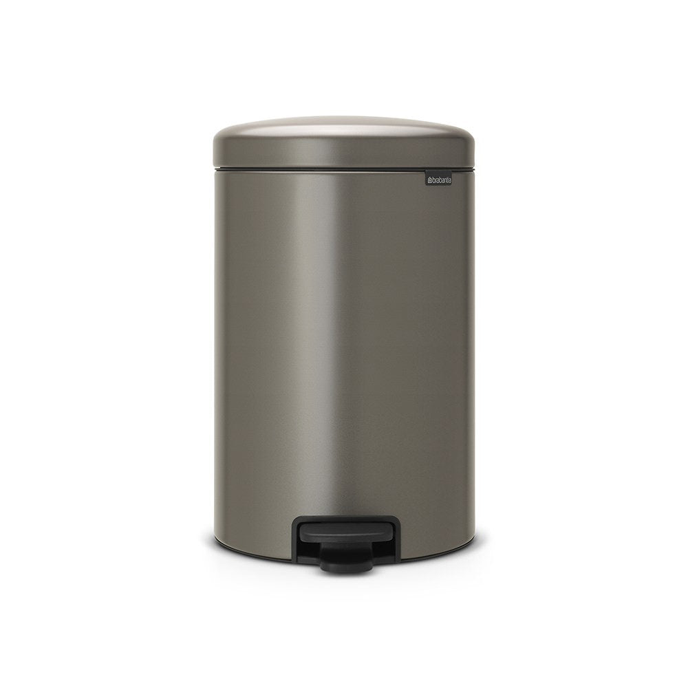 Poubelle à pédale Newicon 20 l platinum Code D Brabantia - Mathon
