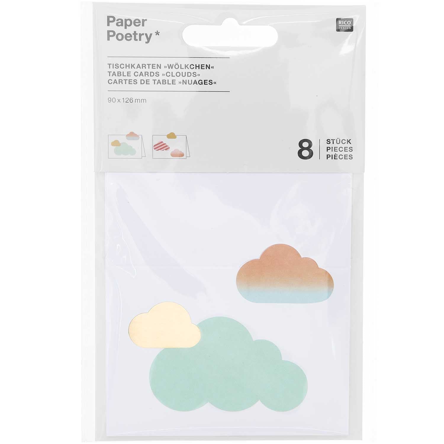 Marque-places Nuages Rico Design - Mathon